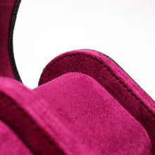 Lade das Bild in den Galerie-Viewer, Uhrengehäuse - schwarzes Leder, lila Interieur