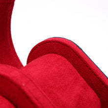 Lade das Bild in den Galerie-Viewer, Uhrengehäuse - blaues Öko-Leder, rotes Interieur