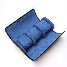 Lade das Bild in den Galerie-Viewer, Uhrengehäuse - schwarzes Tarnmuster, blaues Interieur